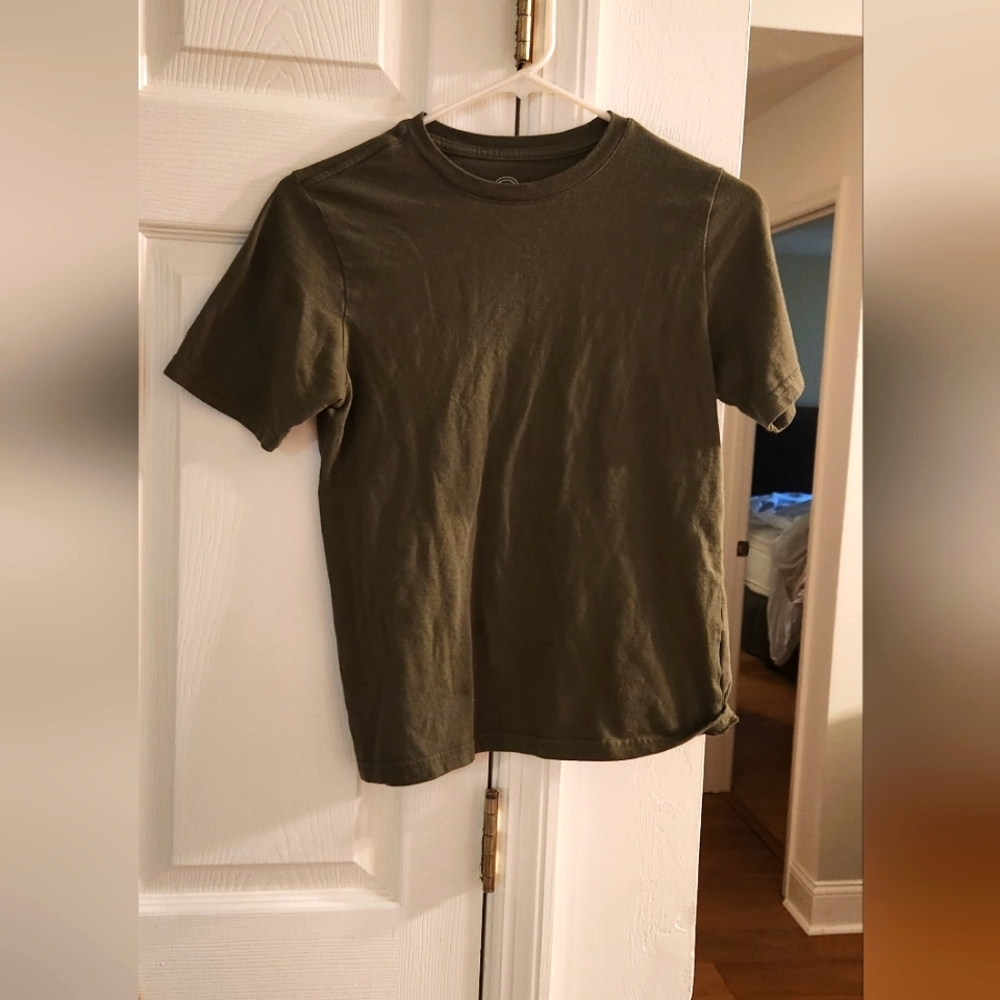 Green shirt